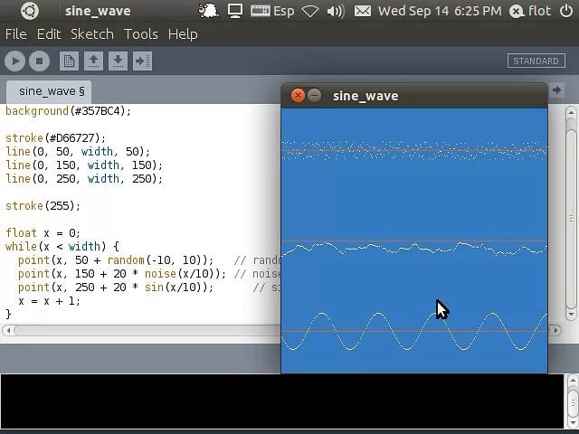 Learn programming 41: A function that generates sine waves on Vimeo