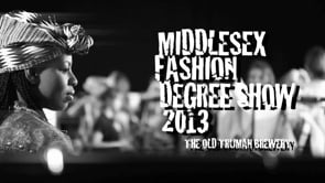 Middlesex University Fashion Degree Show 2013