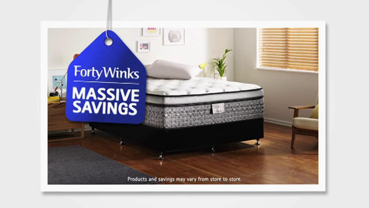 40 winks deals mattress sale