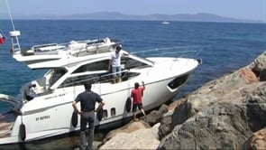 Accident d'una llanxa al port de l'Escala