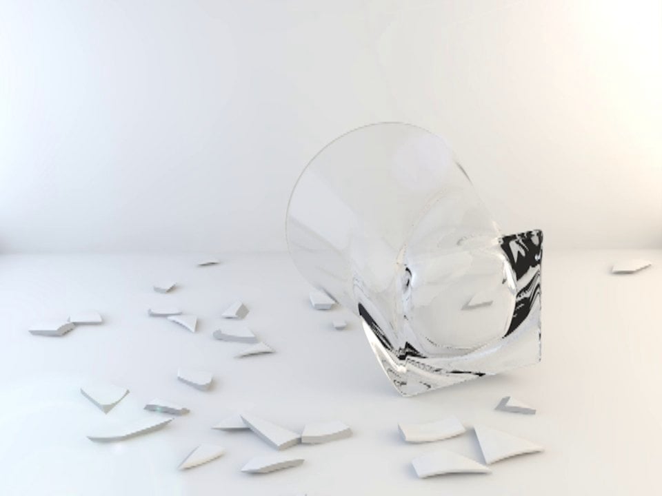 basic glass simulation test c4d on Vimeo