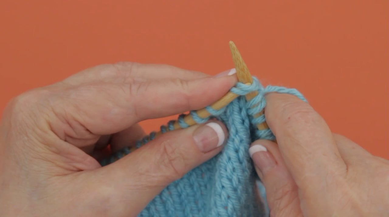Knit Slip 2 tog, K1, P2SSO corrected on Vimeo