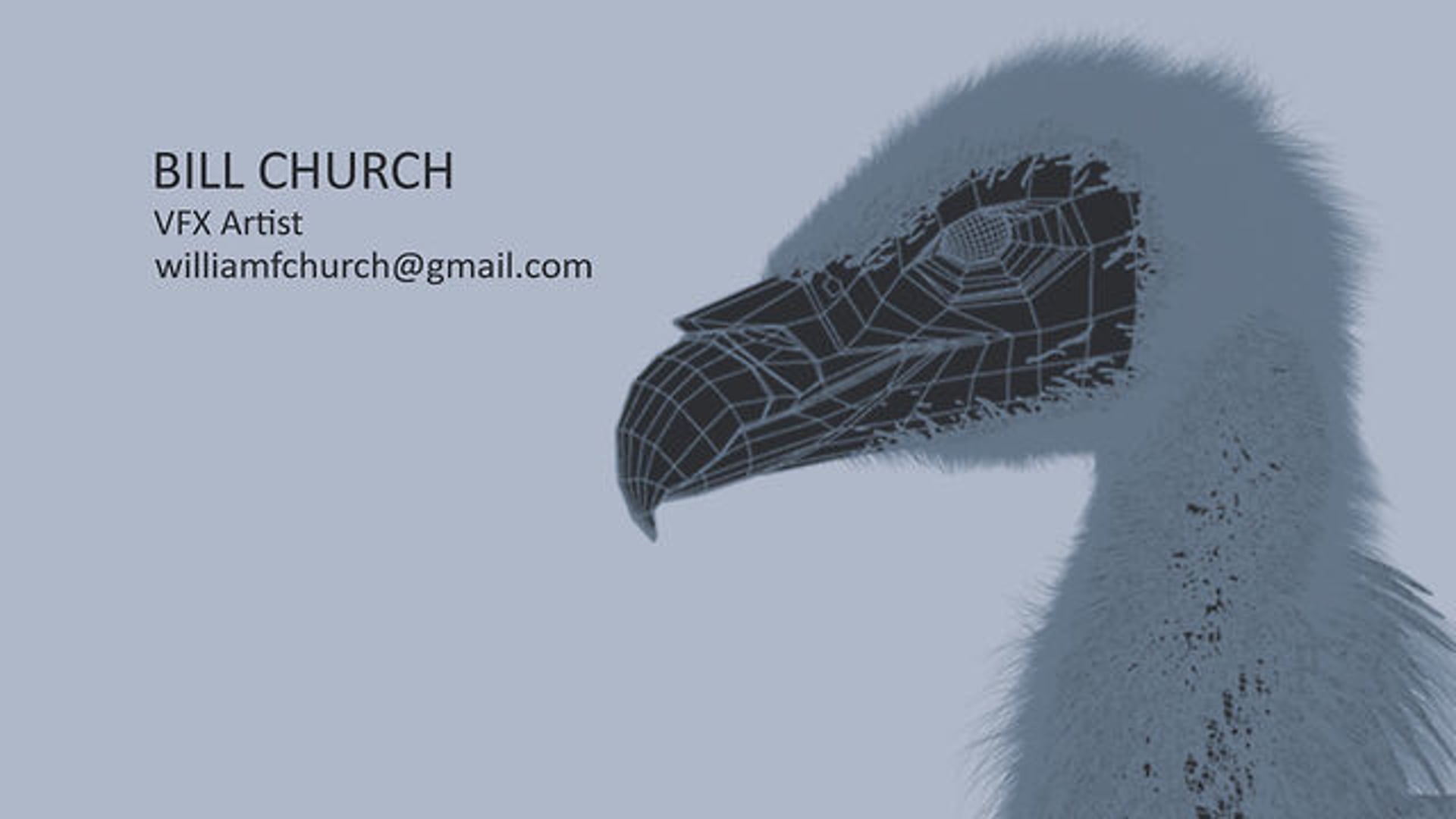 Bill Church CG Demo Reel 2013