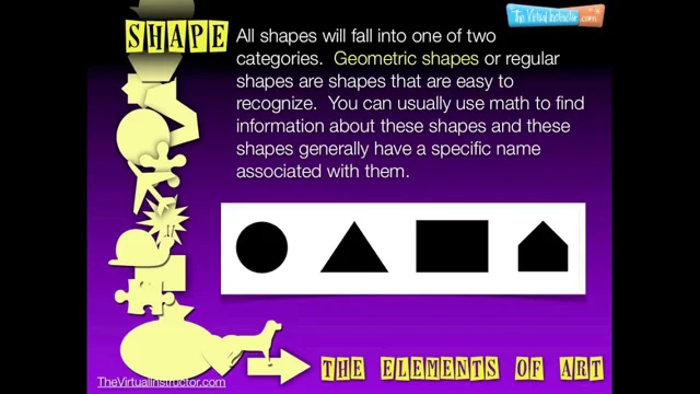 types of shapes in art