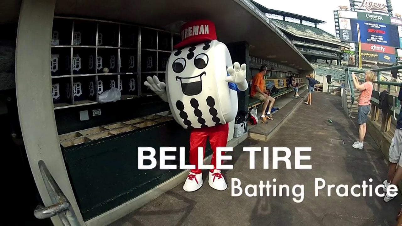 Belle Tire Batting Practice at Comerica Park on Vimeo