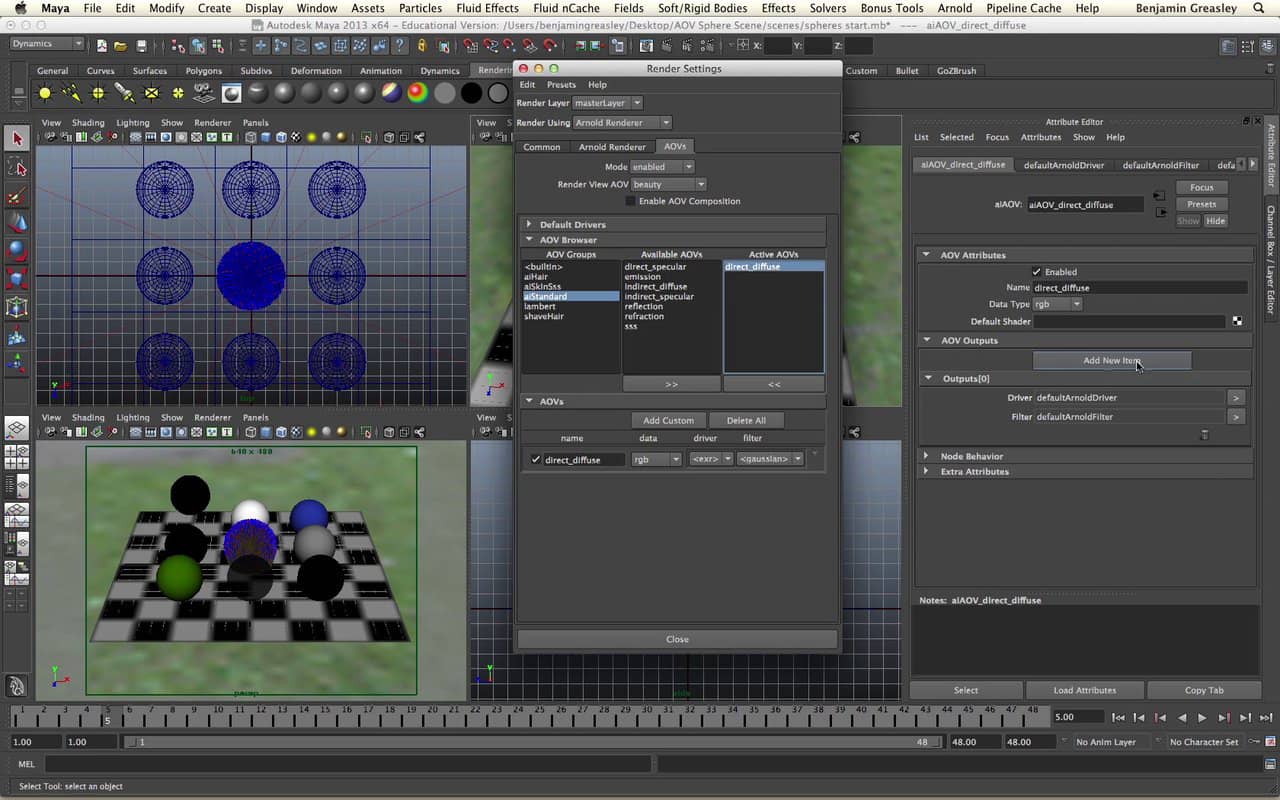 Arnold for Maya Tutorial - AOVs on Vimeo