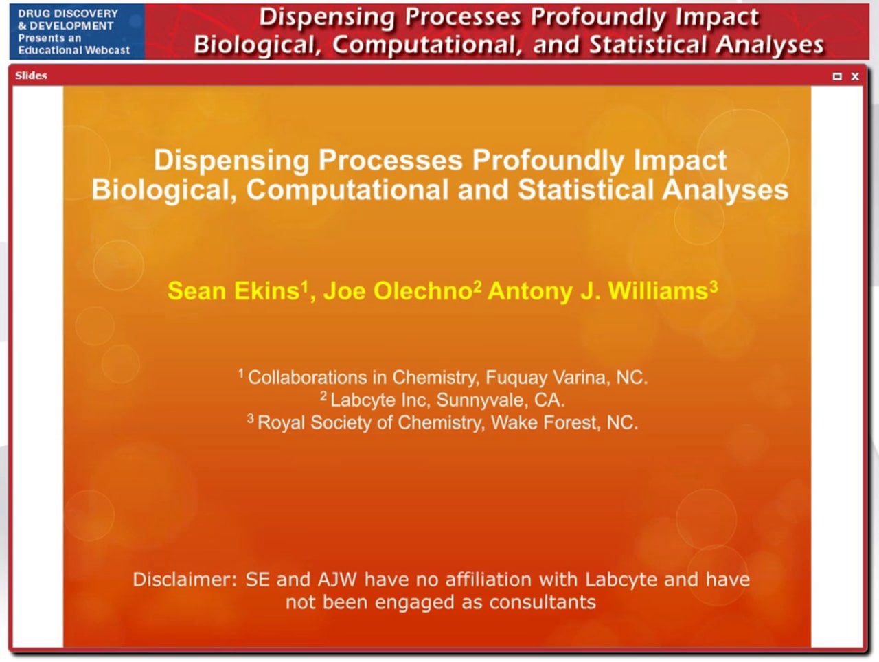 Dispensing Processes Profoundly Impact Biological, Computational and