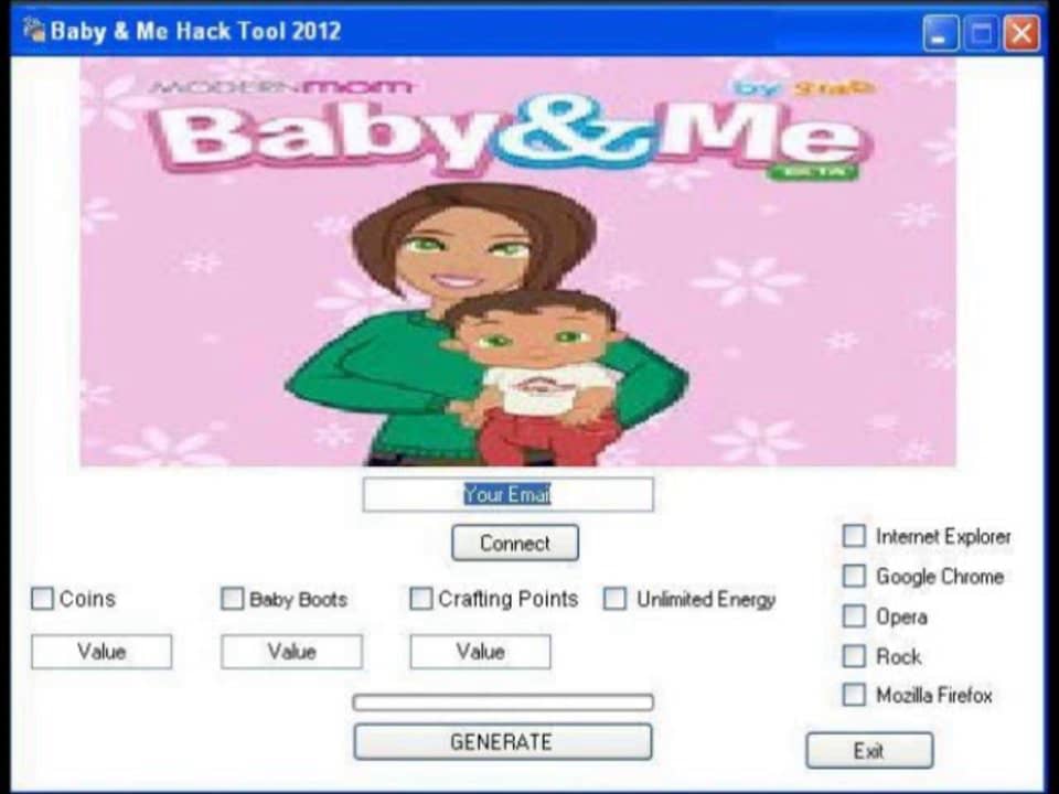 Baby & Me [Coins, Baby Boots & Crafting Points] Cheat Tool Download