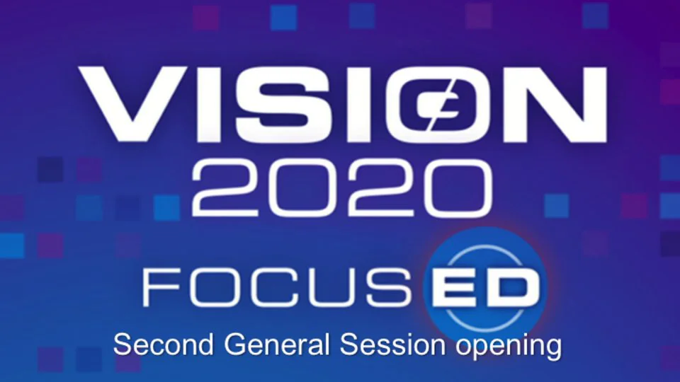 Second General Session open on Vimeo