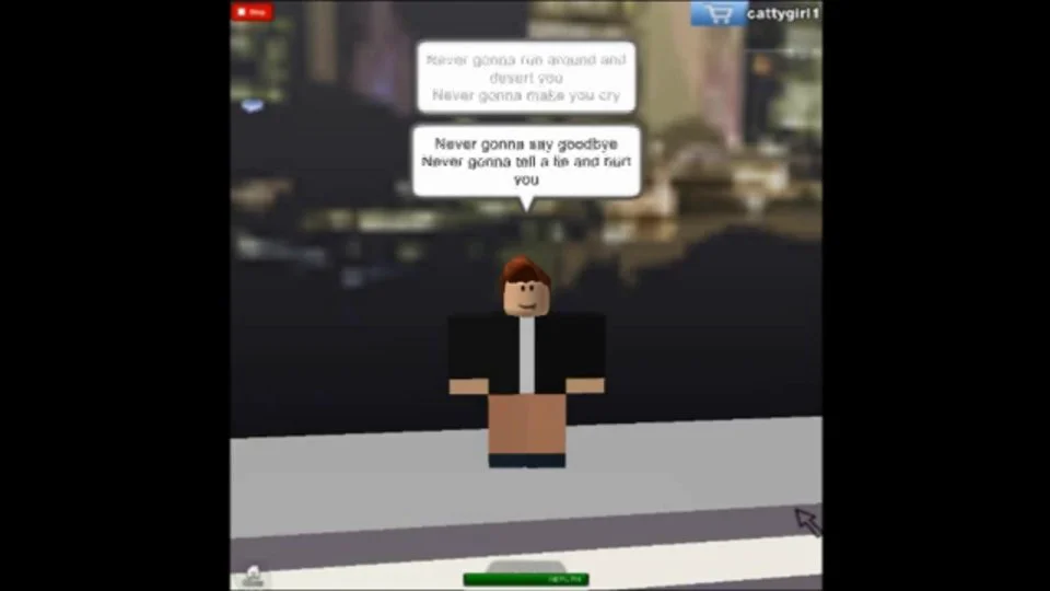 VIDEO] Get Rickrolled! - Roblox