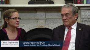 In conversation: The Marshall Islands and climate change — Senator Tony de Brum
