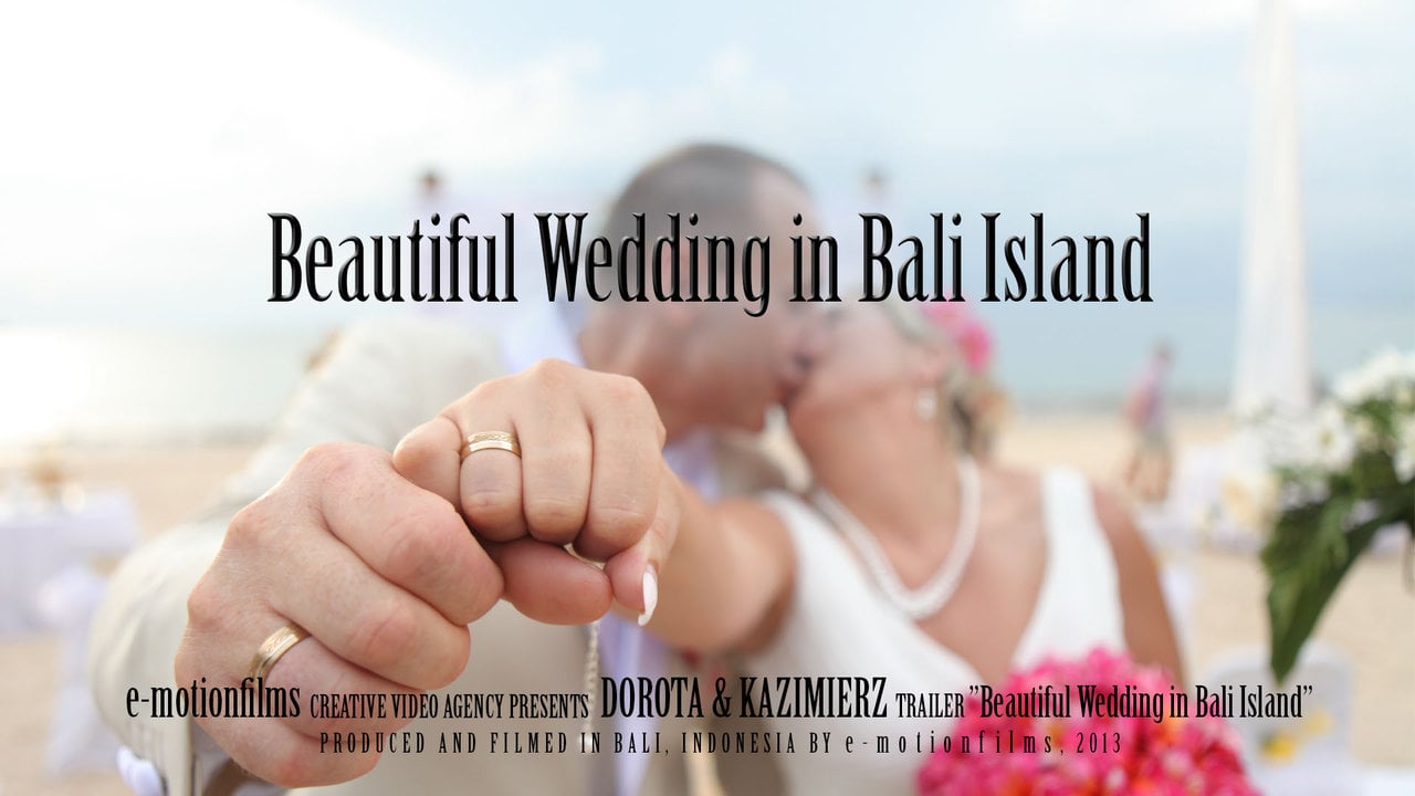 Beautiful Wedding in Bali Island