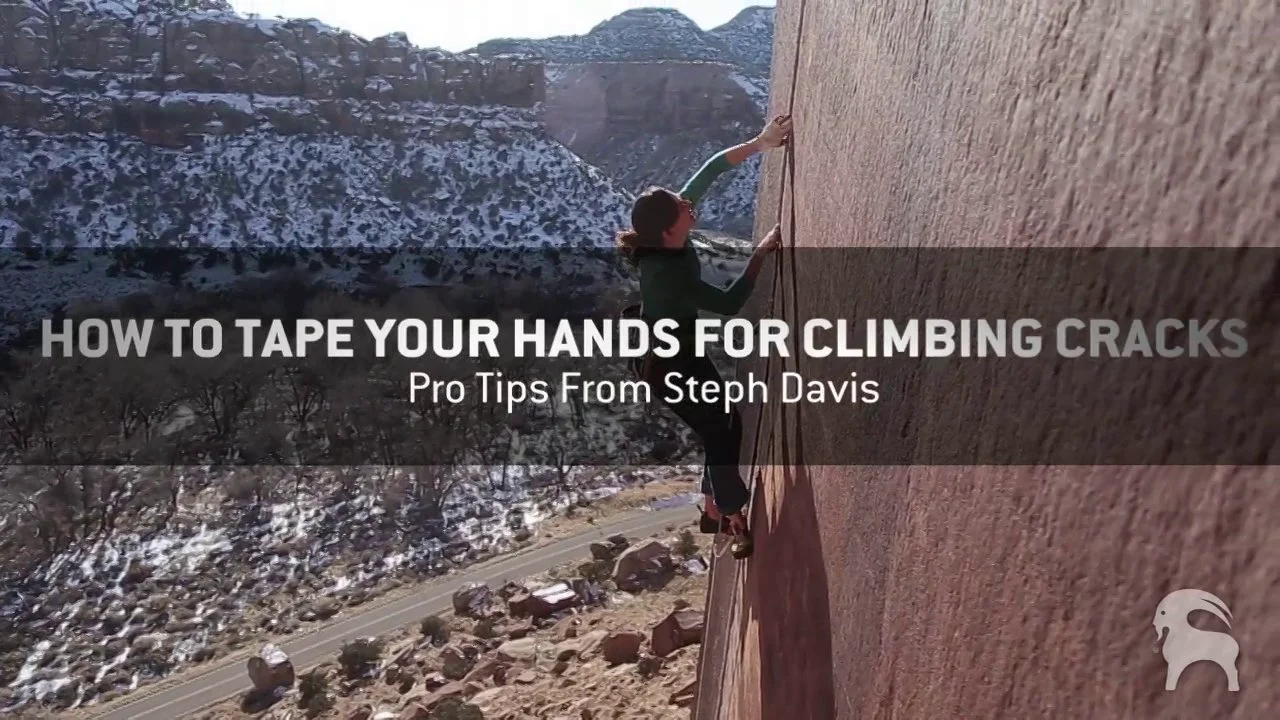 Taping Fingers for Climbing 