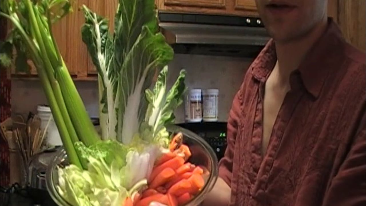 #35 Juicing Fresh Raw Vegetables
