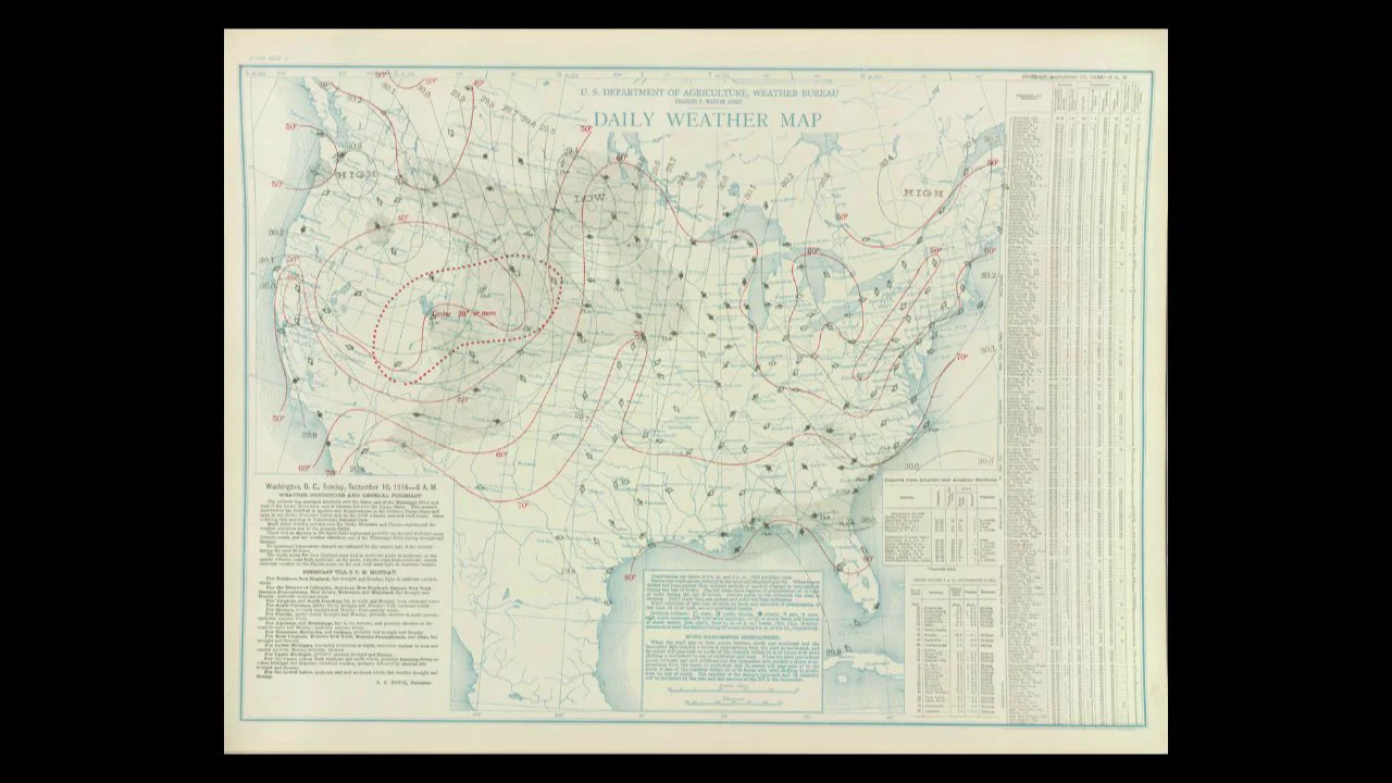 絵画　大型　「Weather Expert」 絵画 大型 「Weather Expert」 Vintage Meteorology Diagram