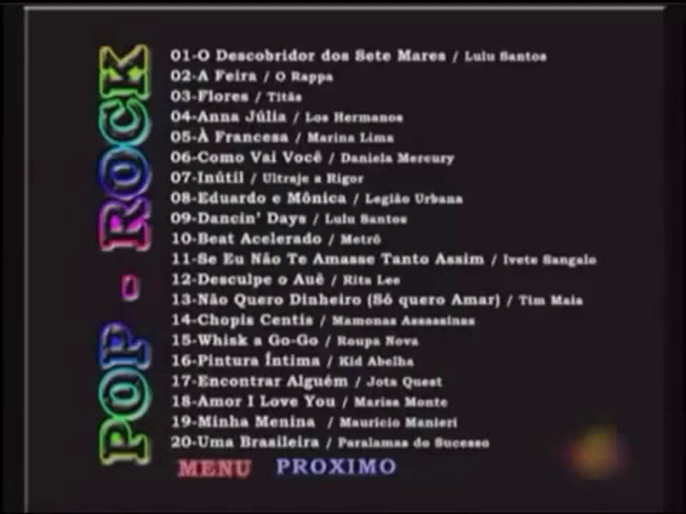 Pop Rock, Axé, Pagode, Mpb, Sertanejo, Hits. 8 Dvds Karaokes