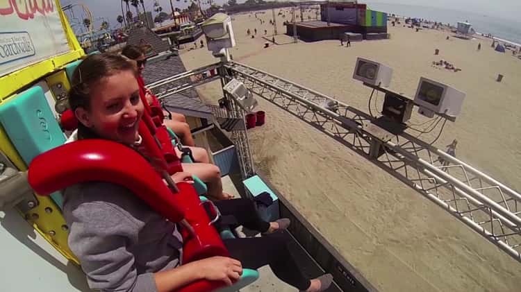 Double Shot Santa Cruz Boardwalk w GoPro Helmet Cam