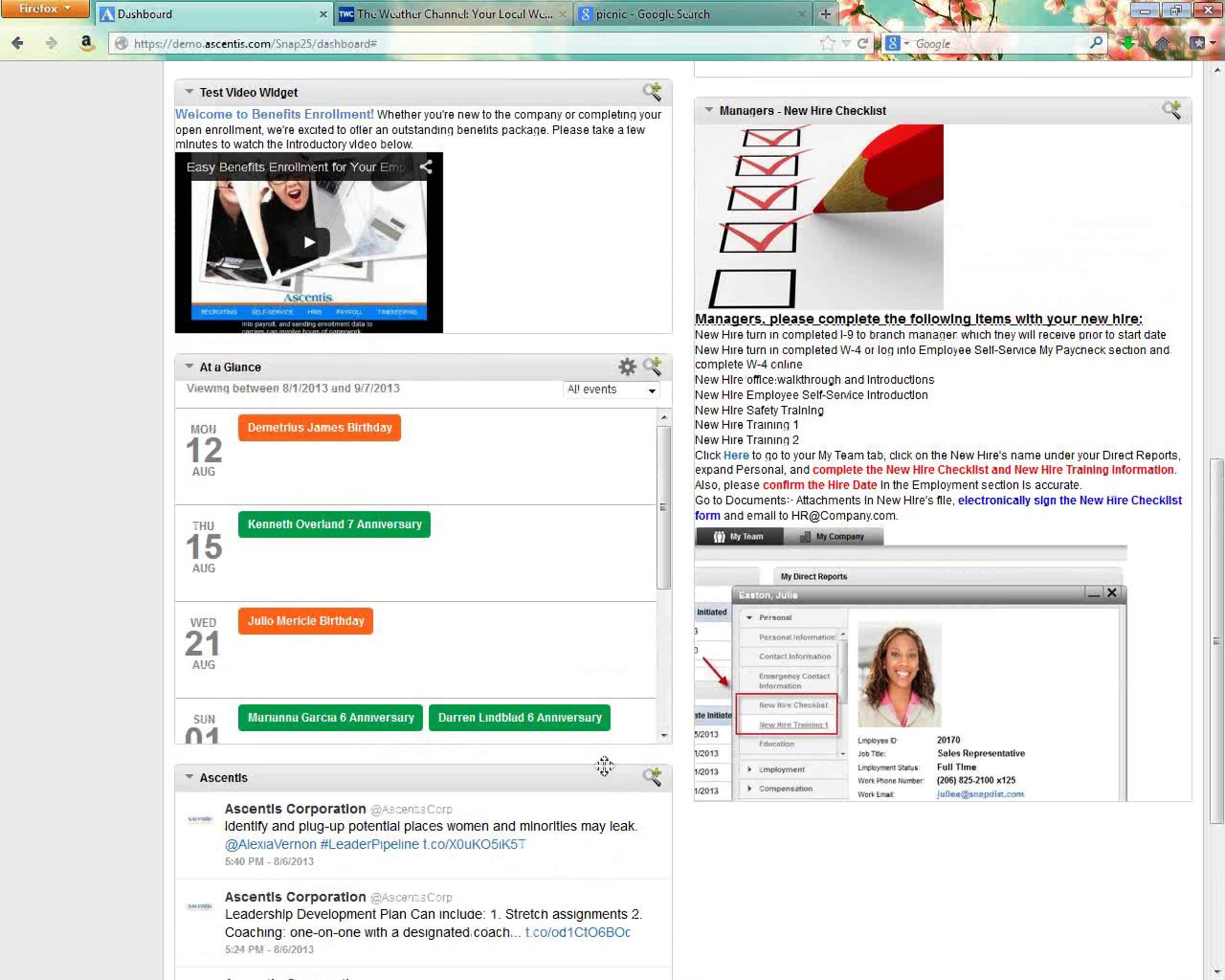 Ascentis Widget Training | Videos & Movies on Vimeo