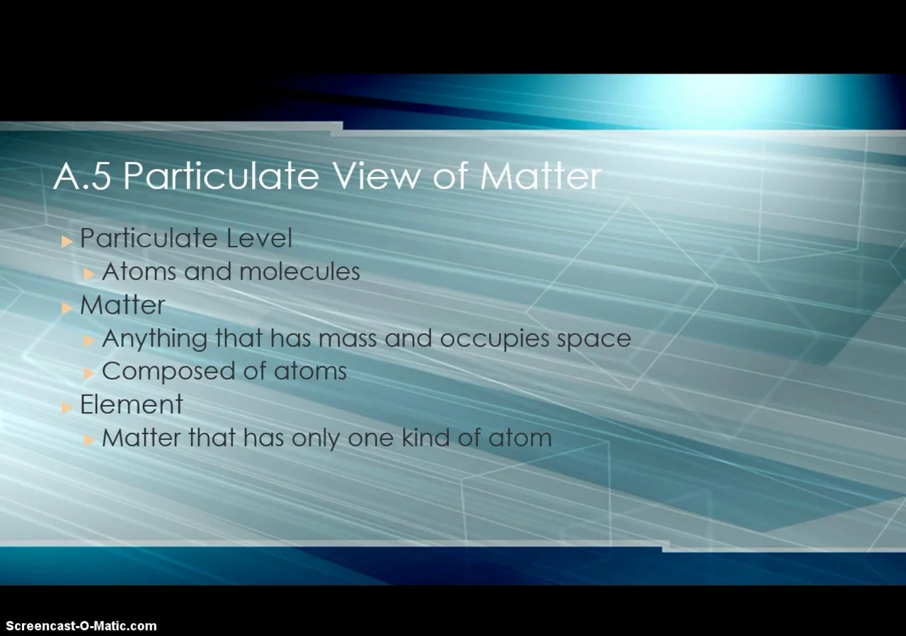 A5 Particulate view of matter on Vimeo