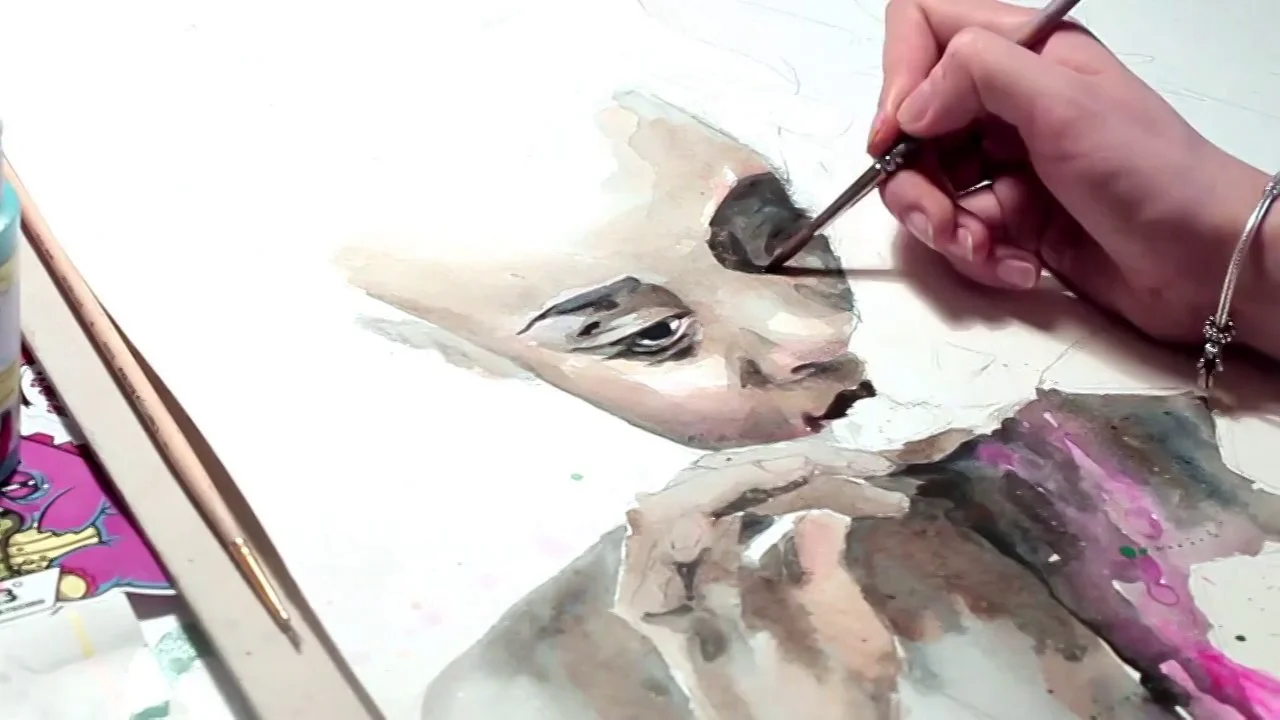Speed Painting Timelapse by Lora Zombie — Colossal
