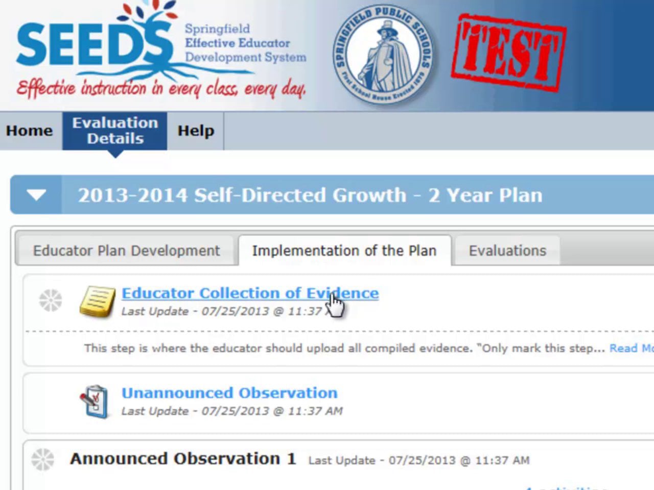 Educator Collection of Evidence on Vimeo