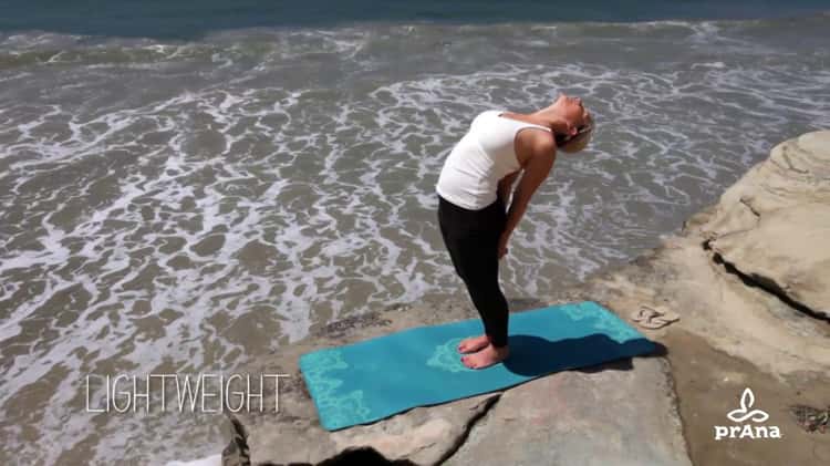 Premium AI Image  Yoga mat rolled up with a water bottle and towel created  with generative ai