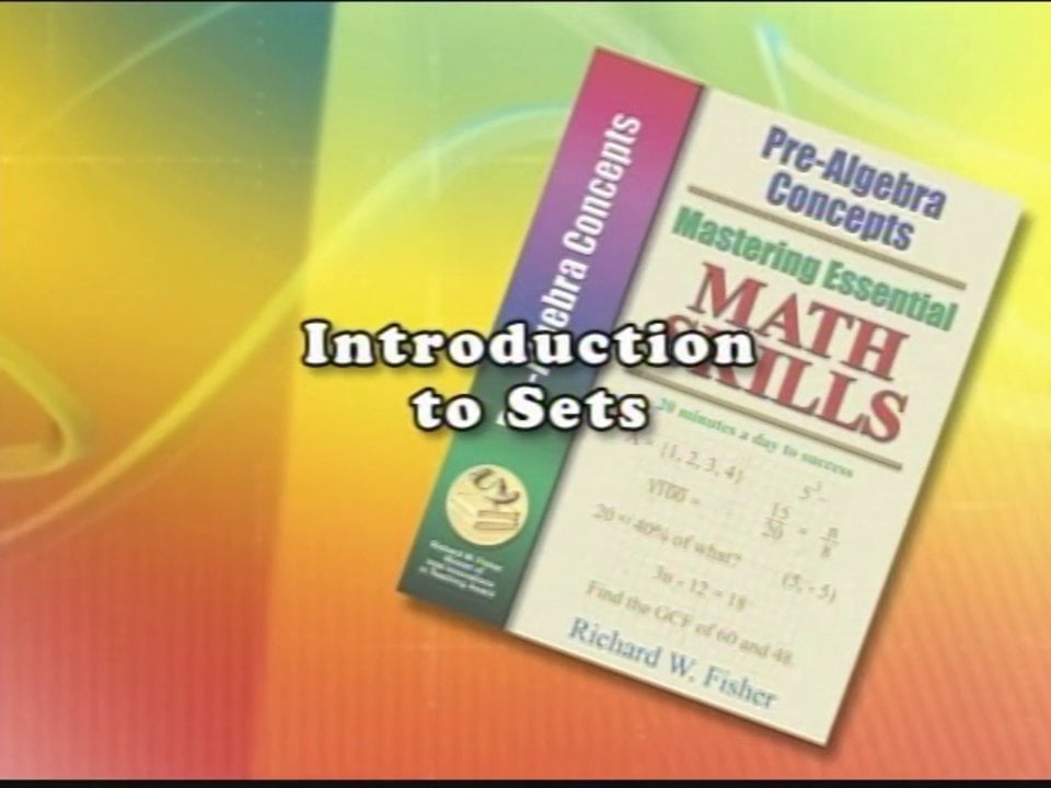 Library #3 Pre-Algebra - 1.PreAlgebra Concepts: Introduction To Sets ...