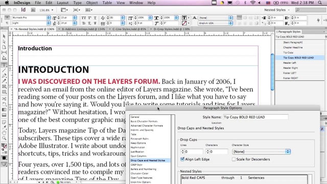 InDesign's Super Styles