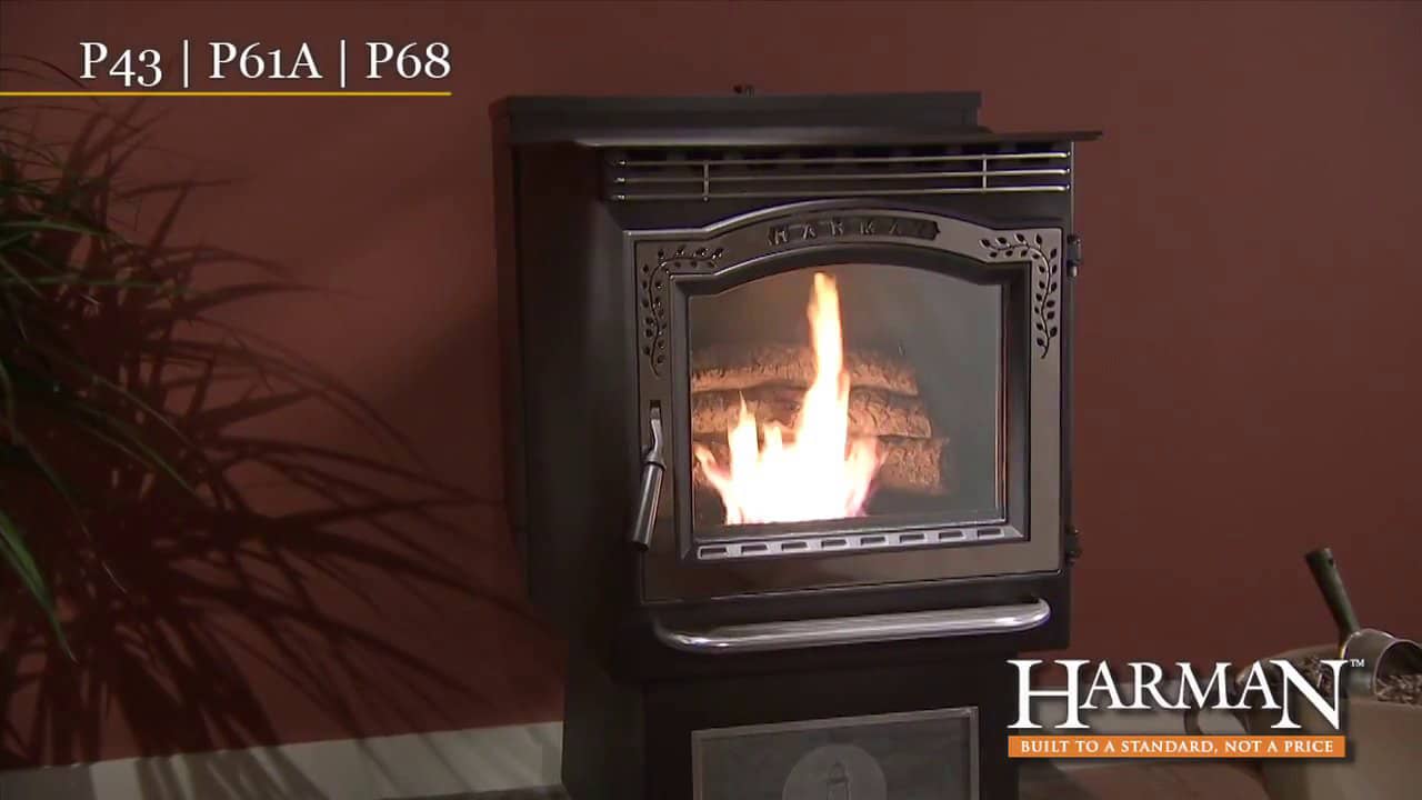 Harman® Pellet Stoves PSeries P43, 61A and 68 on Vimeo