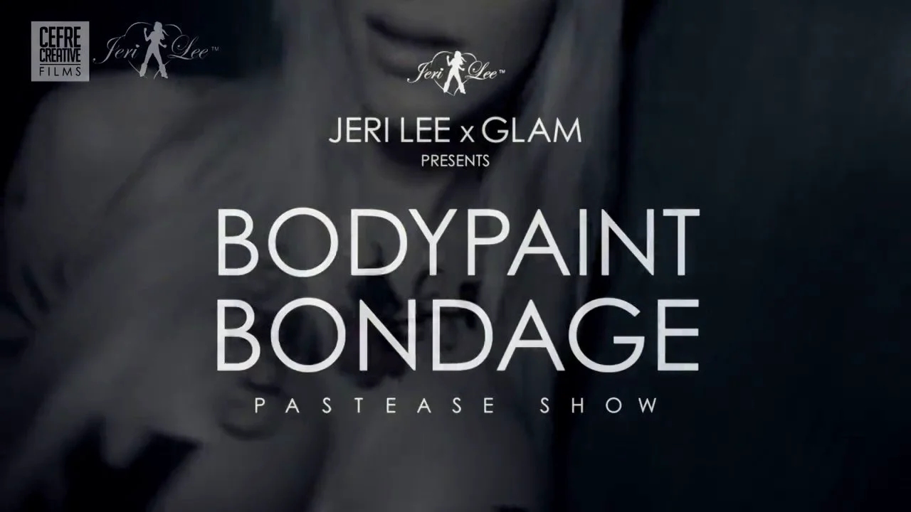 JERI LEE x GLAM presents BODYPAINT BONDAGE PASTEASE SHOW (JUNE 2013) @  SHARK CLUB