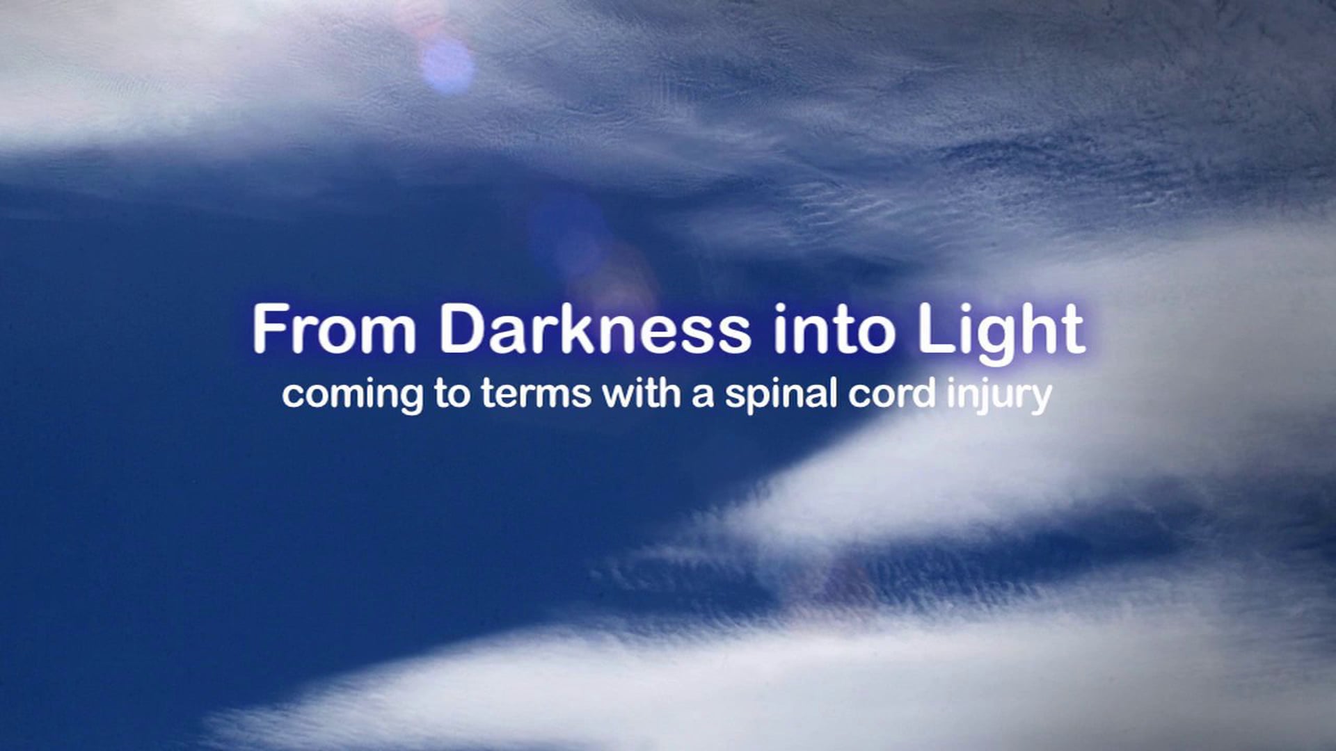 SPINAL INJURY PATIENT FILM