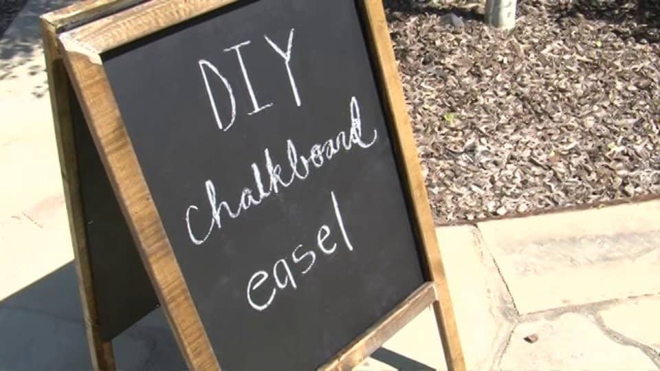 DIY Chalkboard Easel on Vimeo