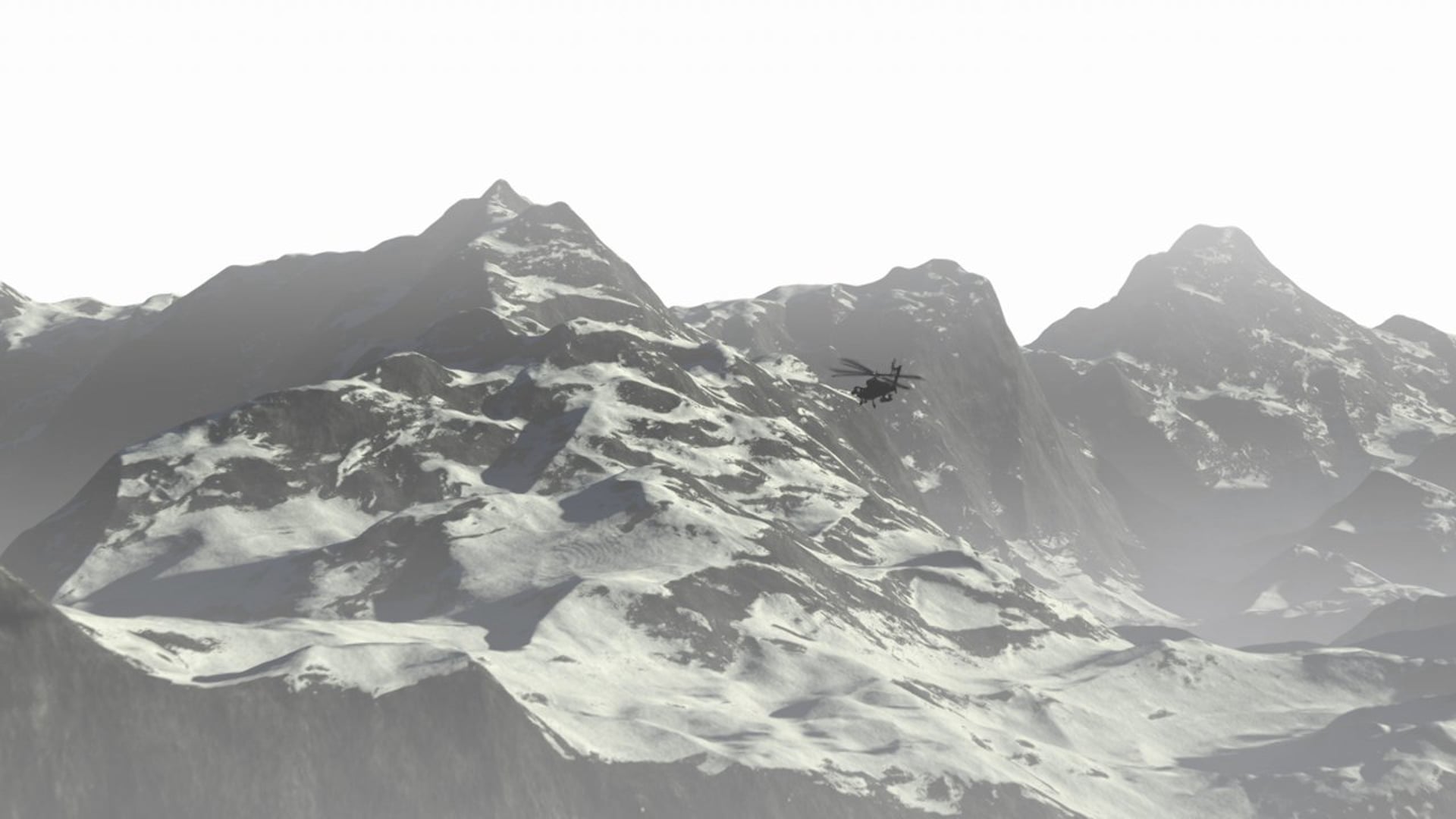Fly through the mountains!