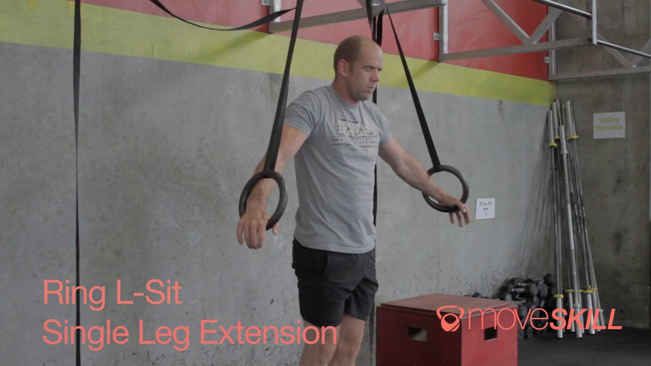 Demo Video: Ring L-Sit Single Leg Extension on Vimeo