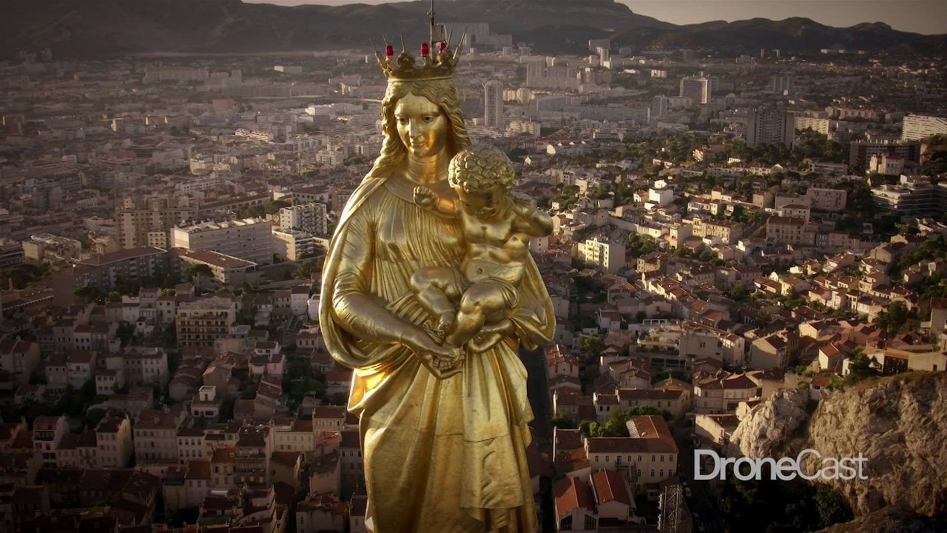 Notre Dame de la Garde (Marseille) - Résolution 4K