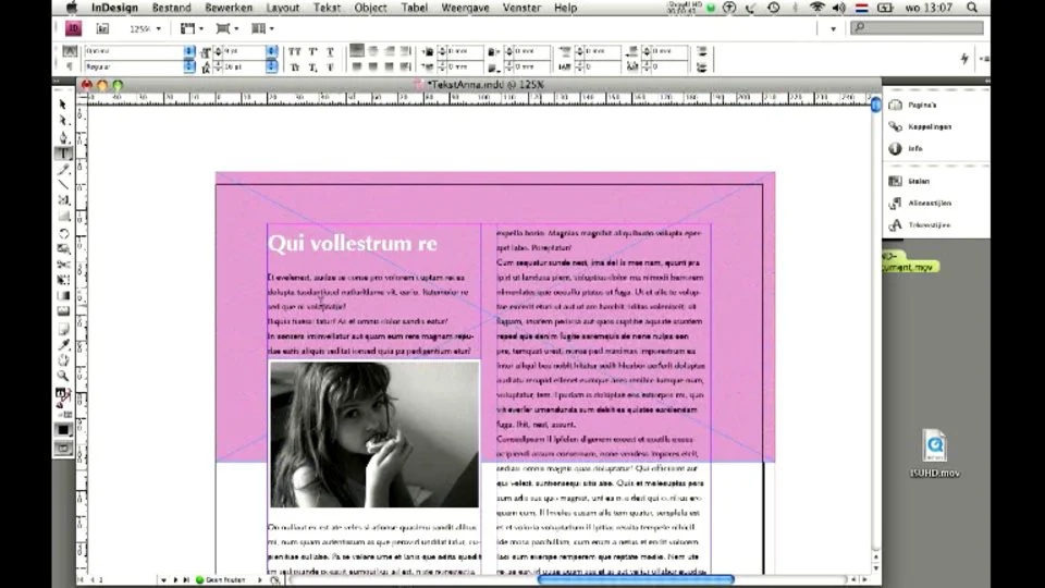 Fake tekst gebruiken in InDesign on Vimeo