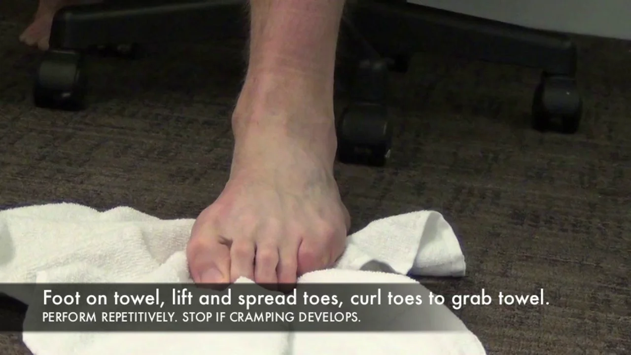 Non weight bearing plantar flexion with tubing or pulley on Vimeo