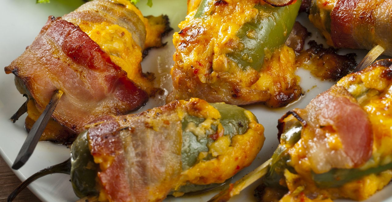 Auburn Pimento Cheese Jalapenos Wrapped in Bacon on Vimeo