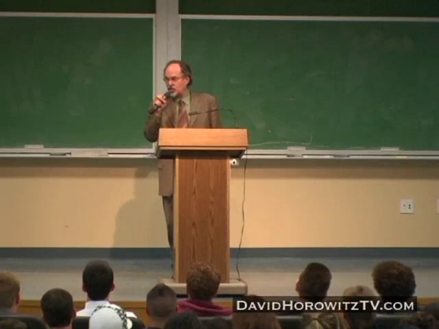 David Horowitz at UCSB-P1
