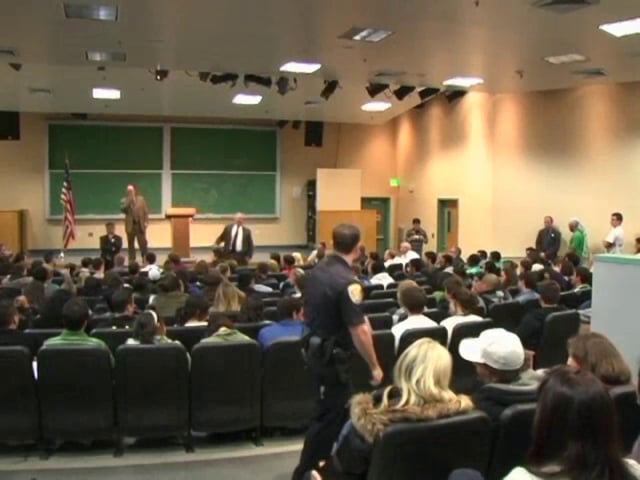 David Horowitz at UCSB-QA