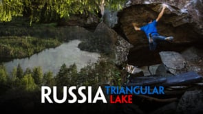 Bouldering in Russia - Triangular Lake