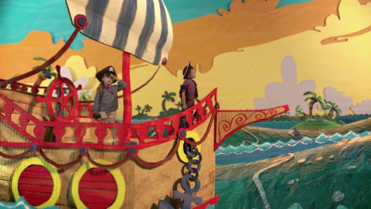 Nickjr Cardboard Box Adventures the lost treasure of timmy the dog on