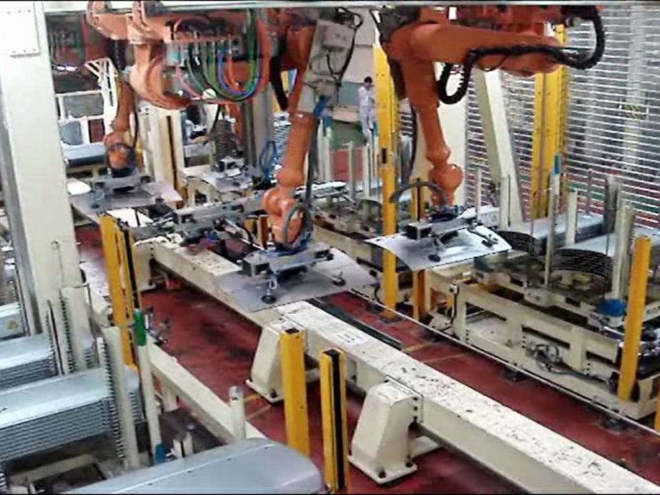 Automatic stacking precast 12 SPM double part production