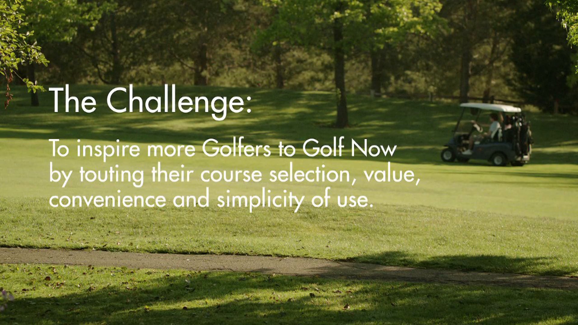 GolfNow "Sizzle"