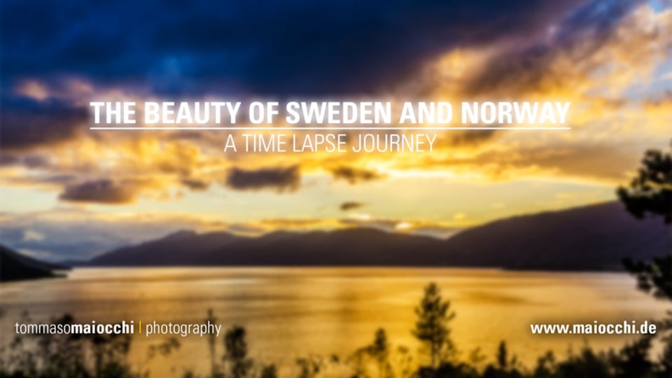 A beleza da Suécia e da Noruega - Uma jornada de lapso de tempo