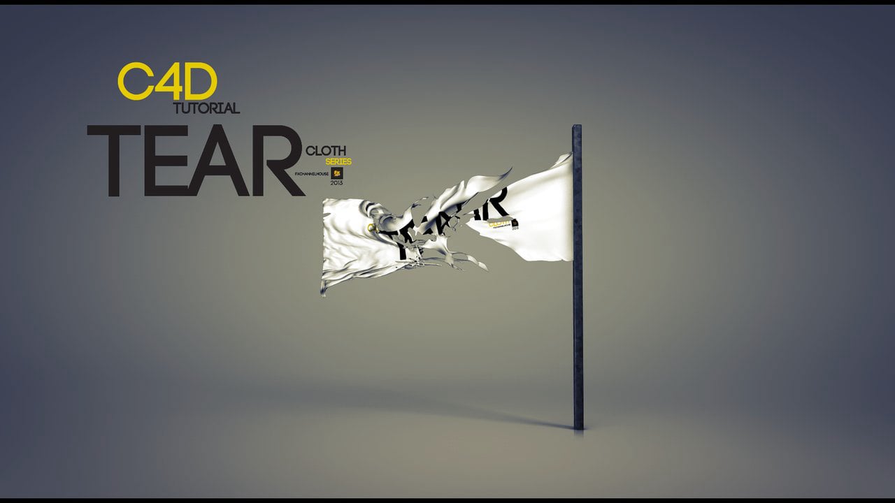 Coth TEAR tutorial CINEMA 4D - (HOW TO TEAR CLOTH WITH PERFECT DETAIL ...