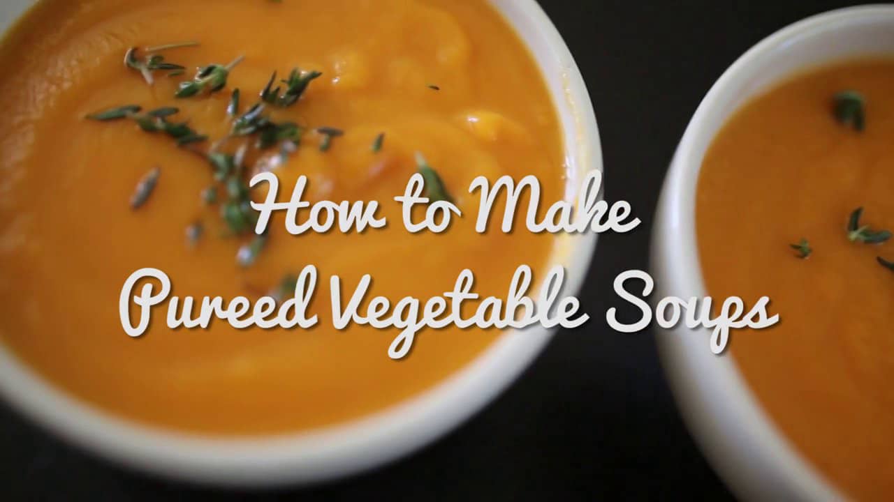 How to make pureed vegetable soups on Vimeo