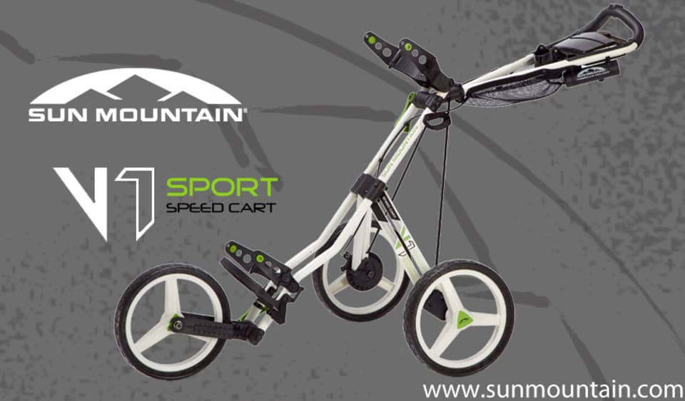 Sun Mountain Speed Cart V1 Golf Push Cart on Vimeo