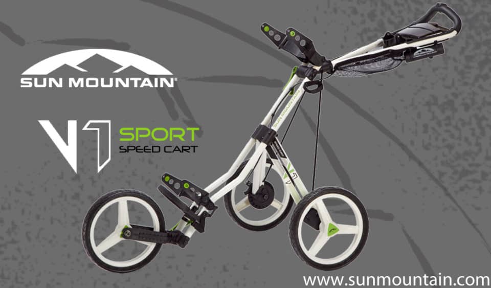 Sun Mountain Speed Cart V1 Golf Push Cart On Vimeo