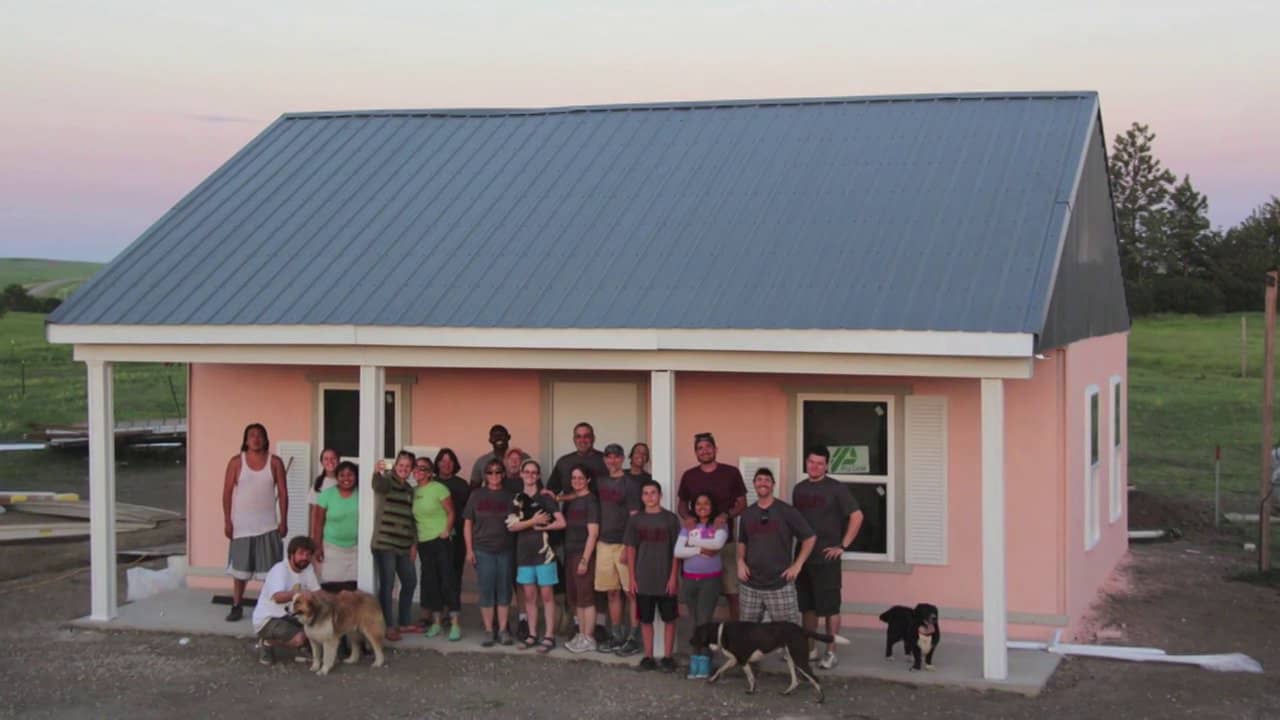 New Housing on the Cheyenne River Sioux Tribe Reservation! on Vimeo